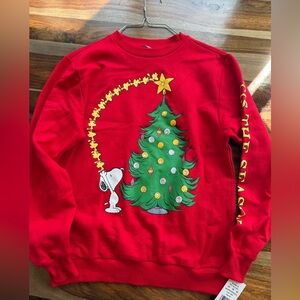Snoopy Christmas Red Sweater XS Women’s